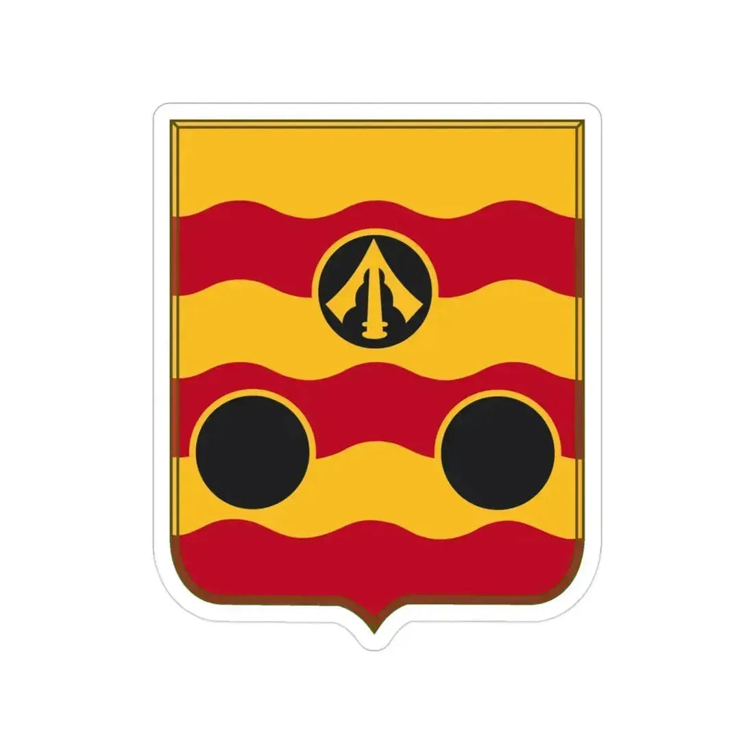 478th Antiaircraft Artillery Battalion v2 (U.S. Army) Transparent STICKER Die-Cut Vinyl Decal 3 Inch - The Sticker Space
