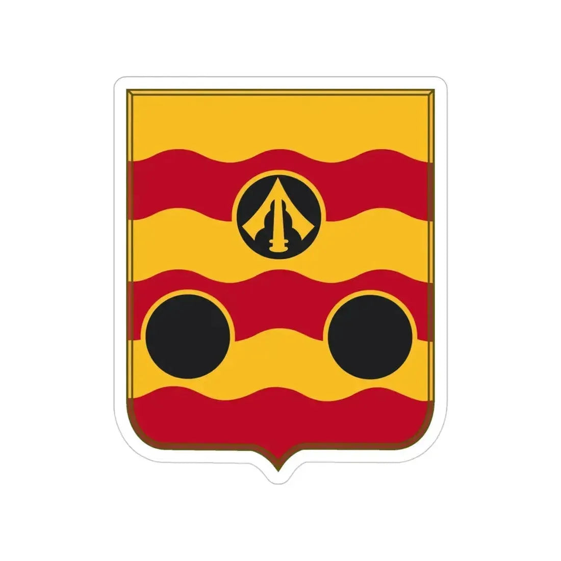 478th Antiaircraft Artillery Battalion v2 (U.S. Army) Transparent STICKER Die-Cut Vinyl Decal 4 Inch - The Sticker Space