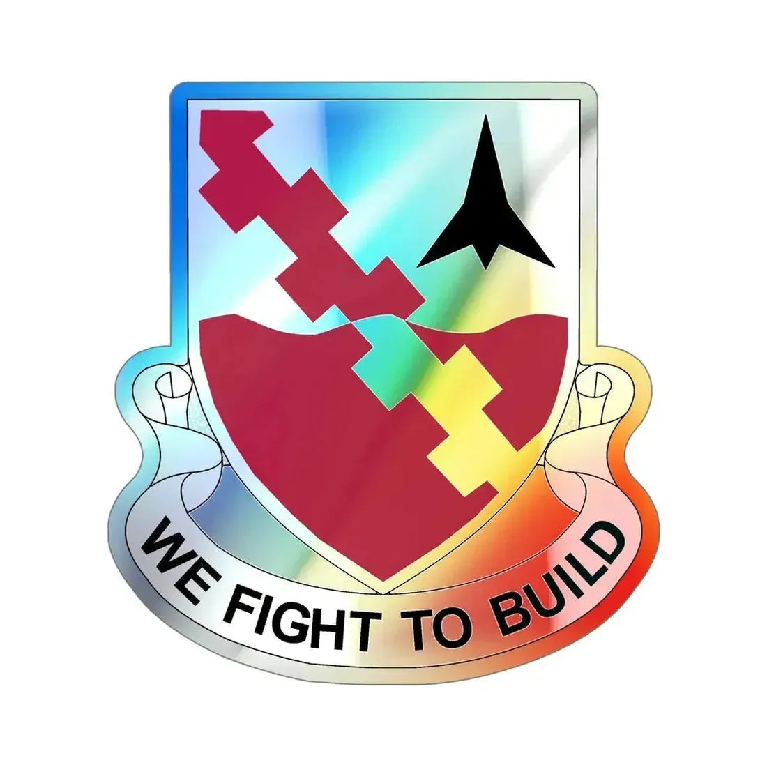 479 Engineer Battalion (U.S. Army) Holographic STICKER Die-Cut Vinyl Decal - The Sticker Space