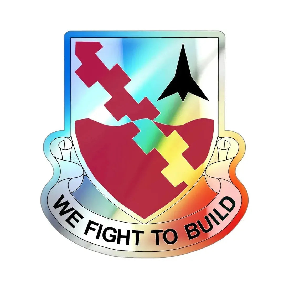 479 Engineer Battalion (U.S. Army) Holographic STICKER Die-Cut Vinyl Decal - The Sticker Space