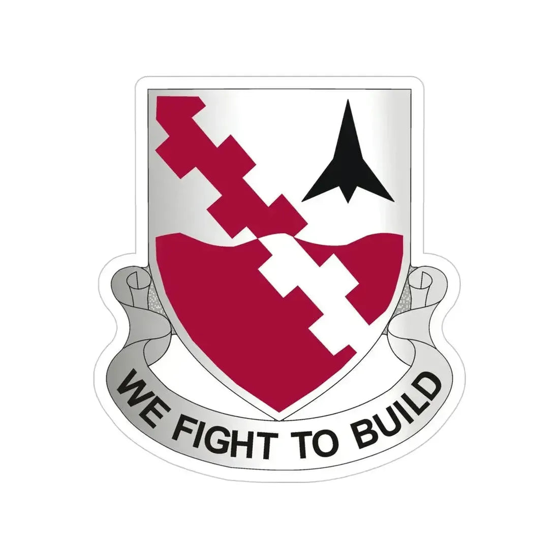 479 Engineer Battalion (U.S. Army) Transparent STICKER Die-Cut Vinyl Decal 5 Inch - The Sticker Space