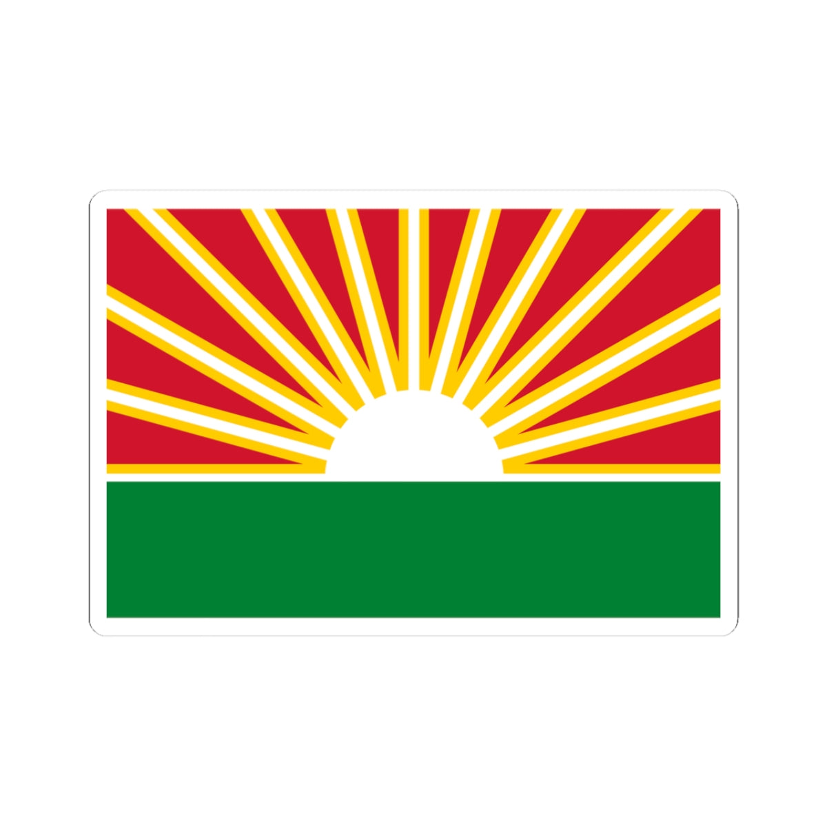 Flag of Lara State (Venezuela) STICKER Vinyl Kiss-Cut Decal
