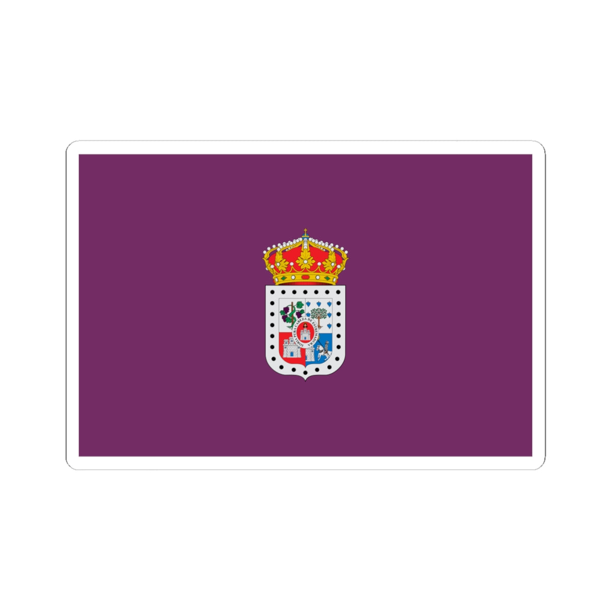 Flag Soria province (Spain) STICKER Vinyl Kiss-Cut Decal