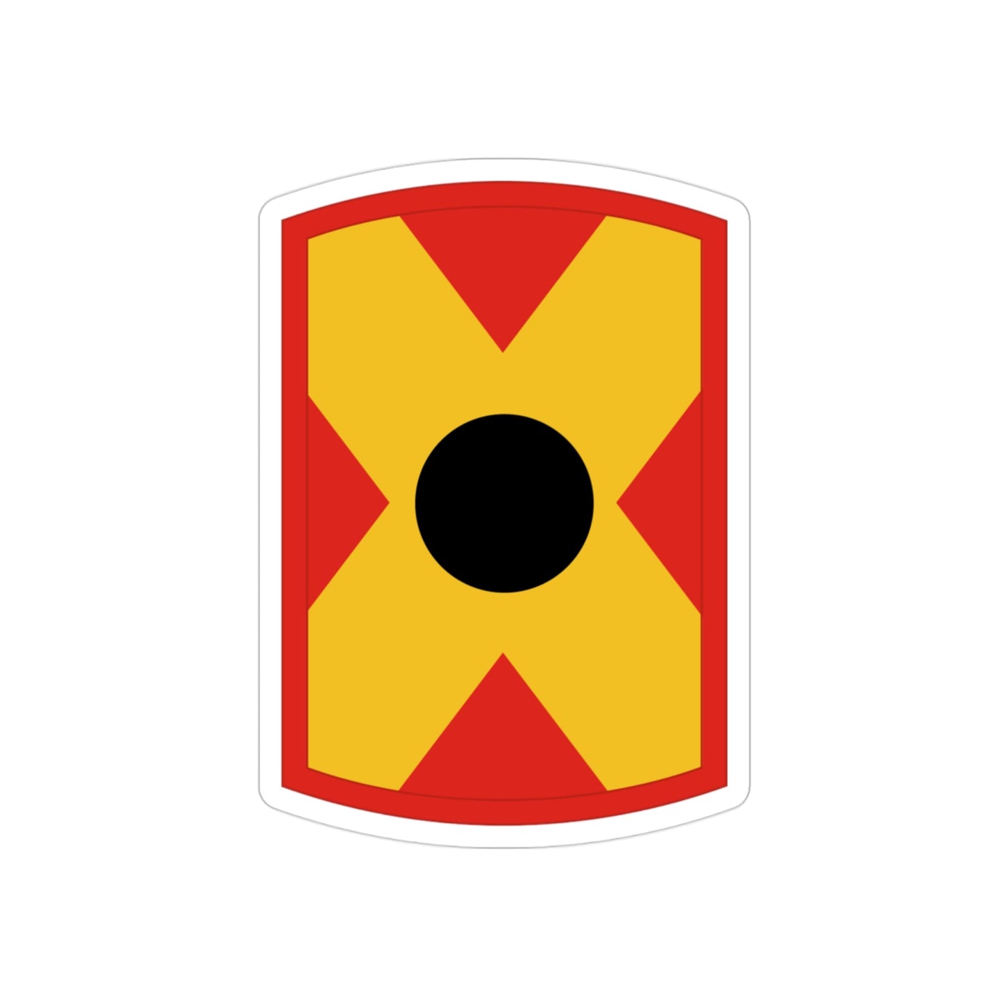 479th Field Artillery Brigade (U.S. Army) REVERSE PRINT Transparent STICKER-3" × 3"-The Sticker Space