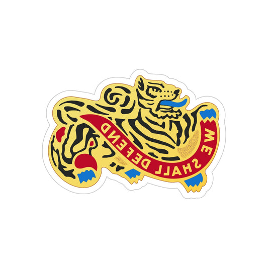 47th Artillery Brigade (U.S. Army) REVERSE PRINT Transparent STICKER-6" × 6"-The Sticker Space