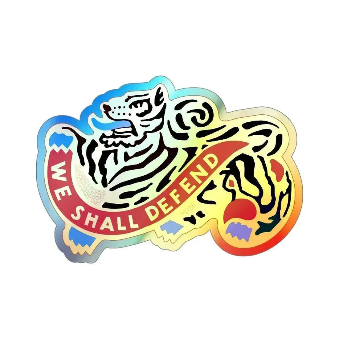 47th Artillery Brigade (U.S. Army) Holographic STICKER Die-Cut Vinyl Decal 5 Inch Holographic - The Sticker Space