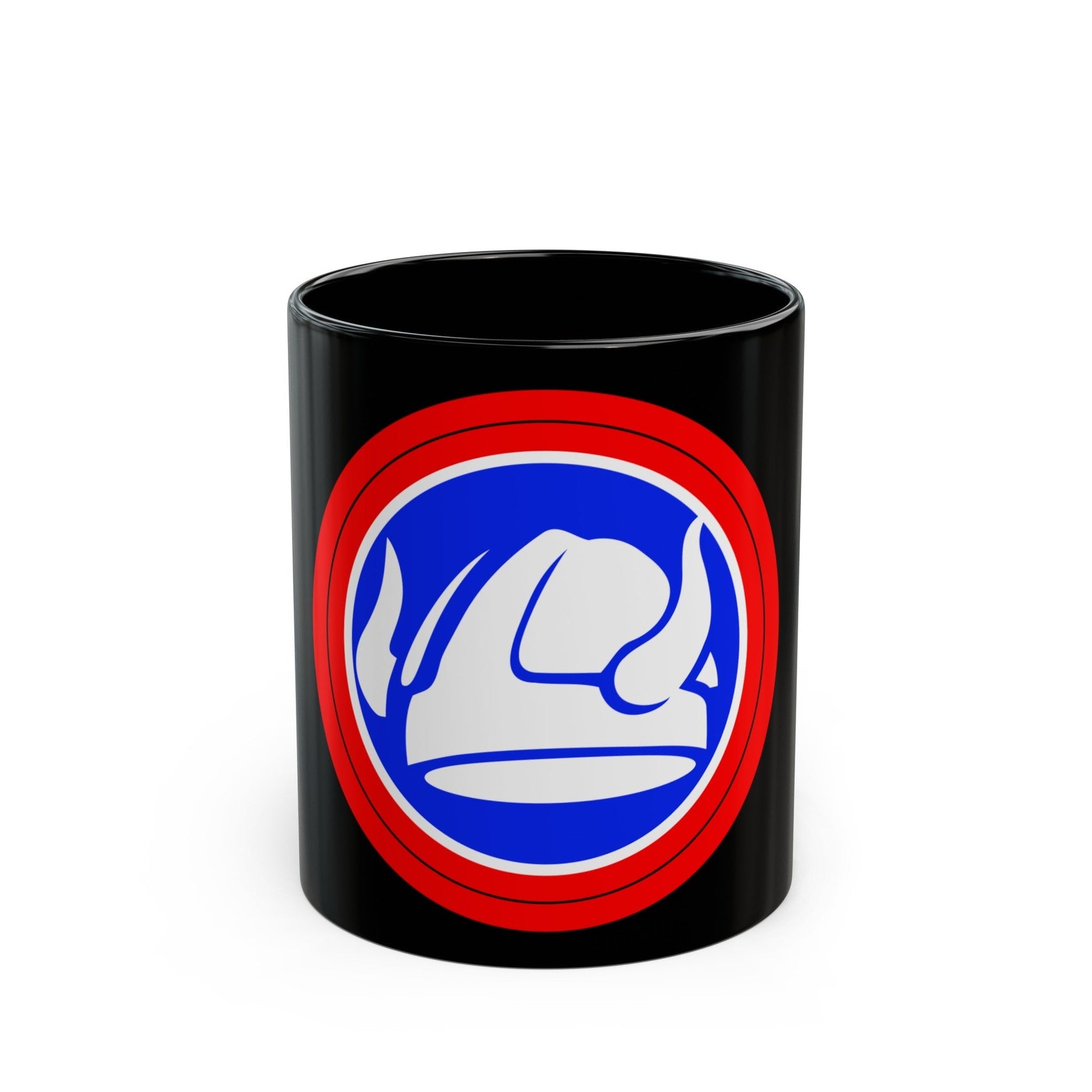 47th Division Shoulder Patch (U.S. Army) Black Coffee Mug-11oz-The Sticker Space