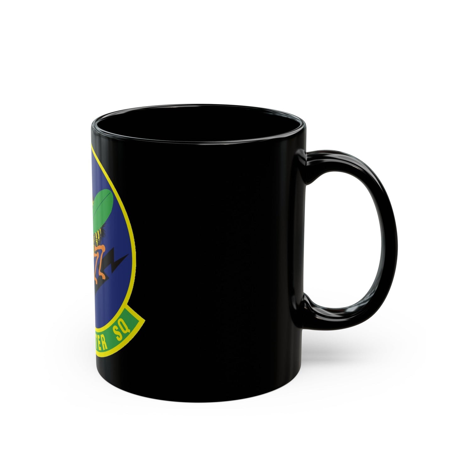 47th Fighter Squadron (U.S. Air Force) Black Coffee Mug-The Sticker Space