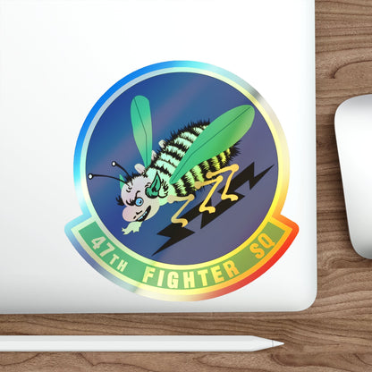 47th Fighter Squadron (U.S. Air Force) Holographic STICKER Die-Cut Vinyl Decal-The Sticker Space