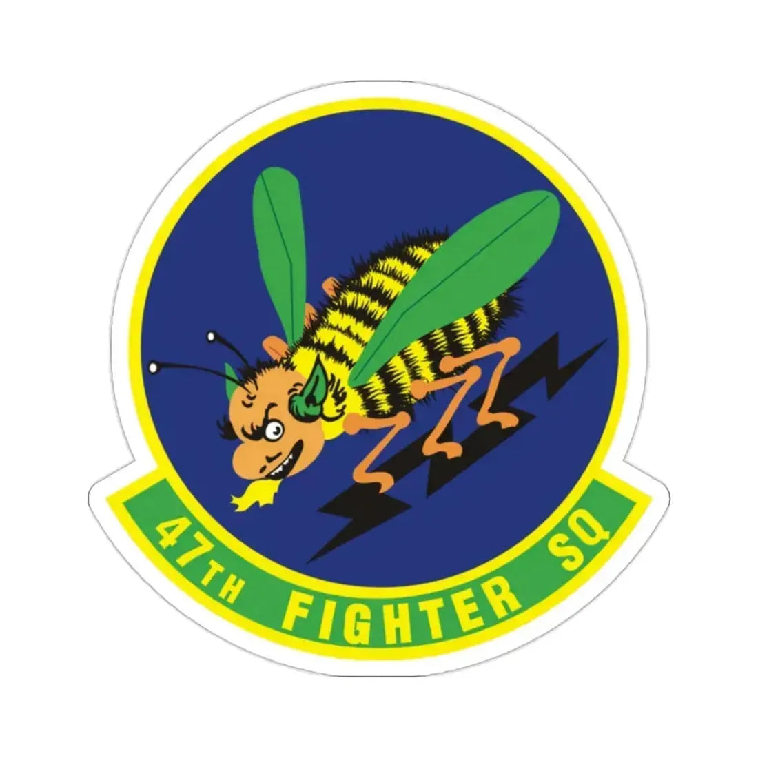 47th Fighter Squadron (U.S. Air Force) STICKER Vinyl Die-Cut Decal 2 Inch - The Sticker Space