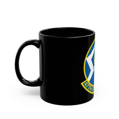 47th Student Sq (U.S. Air Force) Black Coffee Mug-The Sticker Space