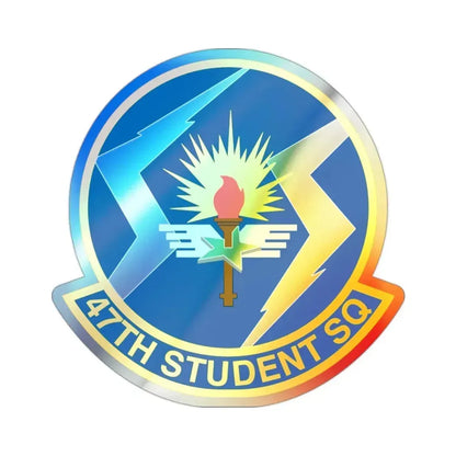47th Student Sq (U.S. Air Force) Holographic STICKER Die-Cut Vinyl Decal - The Sticker Space