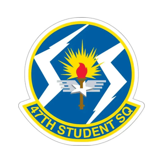 47th Student Sq (U.S. Air Force) STICKER Vinyl Kiss-Cut Decal 2 Inch White - The Sticker Space