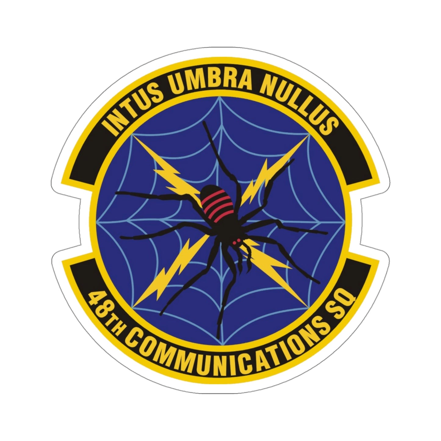 48 Communications Squadron USAFE (U.S. Air Force) STICKER Vinyl Die-Cut Decal-4 Inch-The Sticker Space