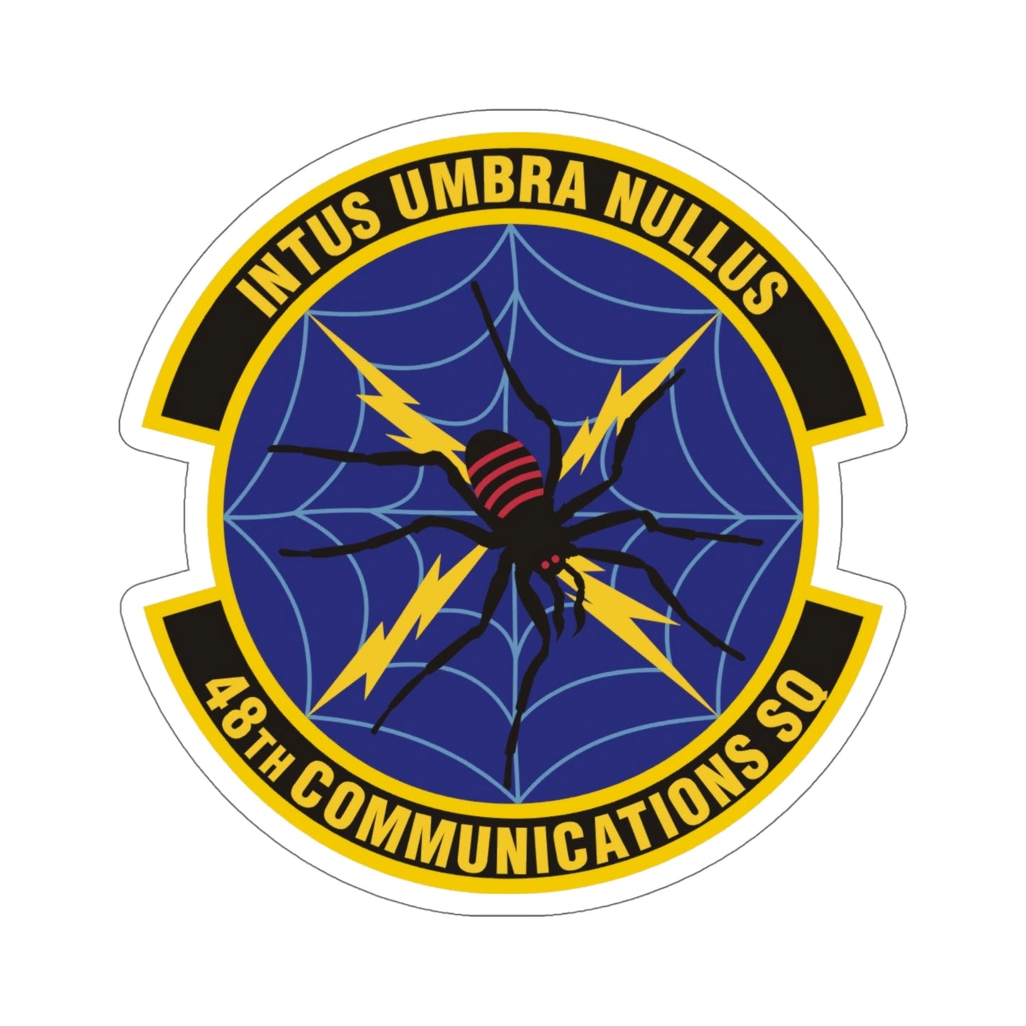 48 Communications Squadron USAFE (U.S. Air Force) STICKER Vinyl Die-Cut Decal-6 Inch-The Sticker Space