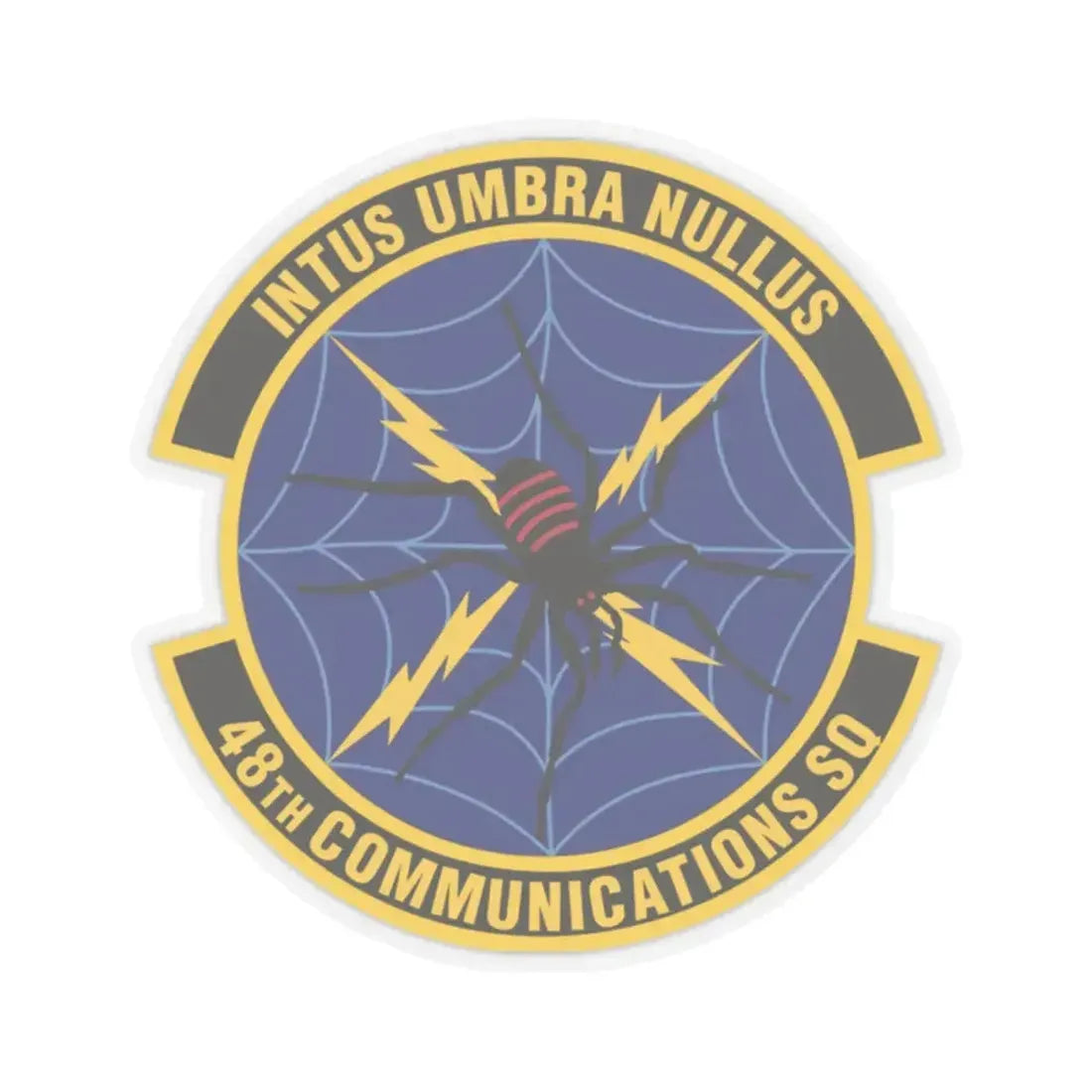 48 Communications Squadron USAFE (U.S. Air Force) STICKER Vinyl Kiss-Cut Decal 2 Inch Transparent - The Sticker Space