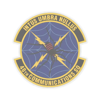 48 Communications Squadron USAFE (U.S. Air Force) STICKER Vinyl Kiss-Cut Decal 2 Inch Transparent - The Sticker Space