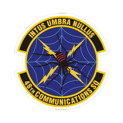 48 Communications Squadron USAFE (U.S. Air Force) STICKER Vinyl Kiss-Cut Decal 3 Inch White - The Sticker Space