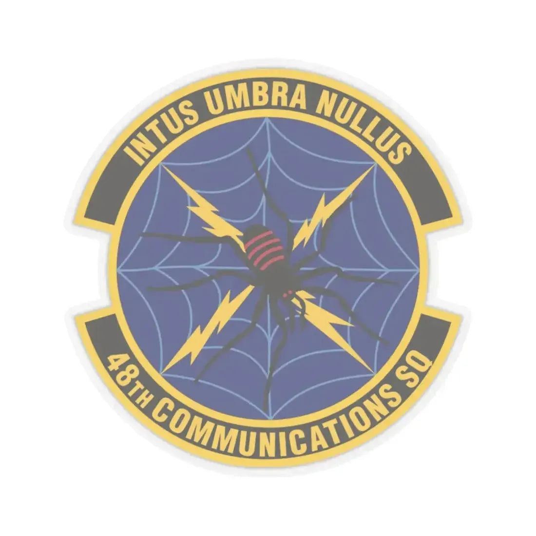 48 Communications Squadron USAFE (U.S. Air Force) STICKER Vinyl Kiss-Cut Decal 6 Inch Transparent - The Sticker Space