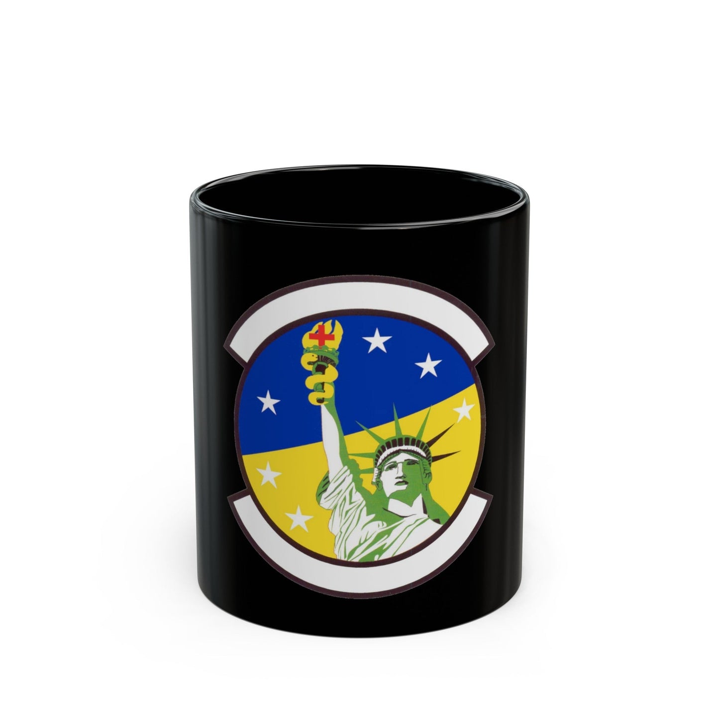 48 Healthcare Operations Squadron USAFE (U.S. Air Force) Black Coffee Mug-11oz-The Sticker Space