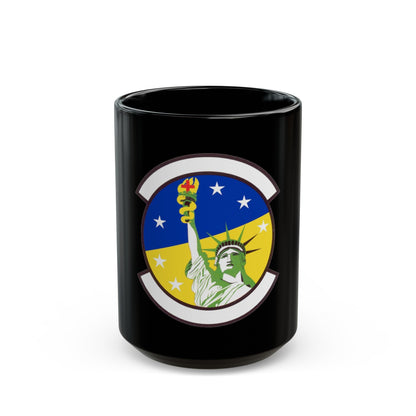 48 Healthcare Operations Squadron USAFE (U.S. Air Force) Black Coffee Mug-15oz-The Sticker Space