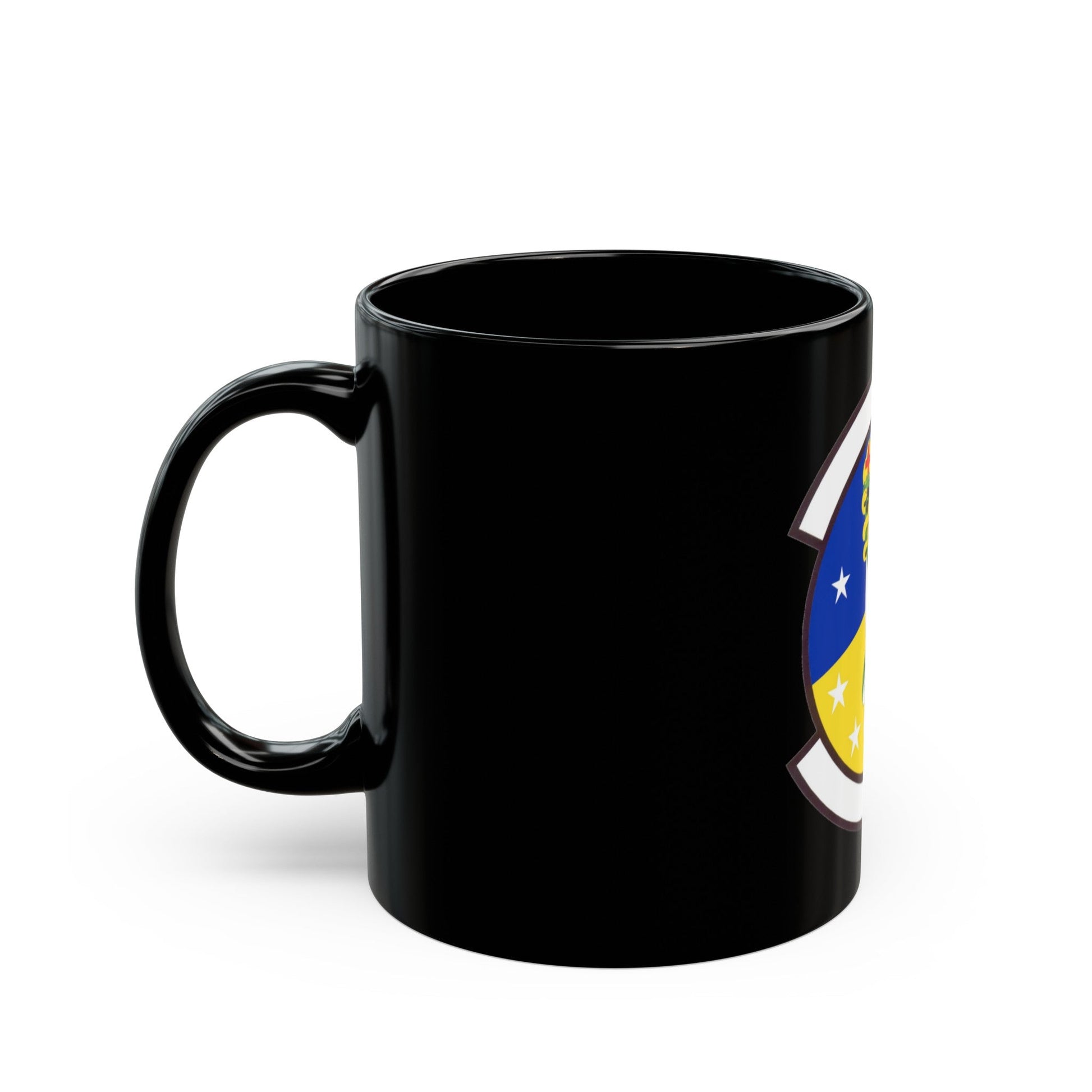 48 Healthcare Operations Squadron USAFE (U.S. Air Force) Black Coffee Mug-The Sticker Space