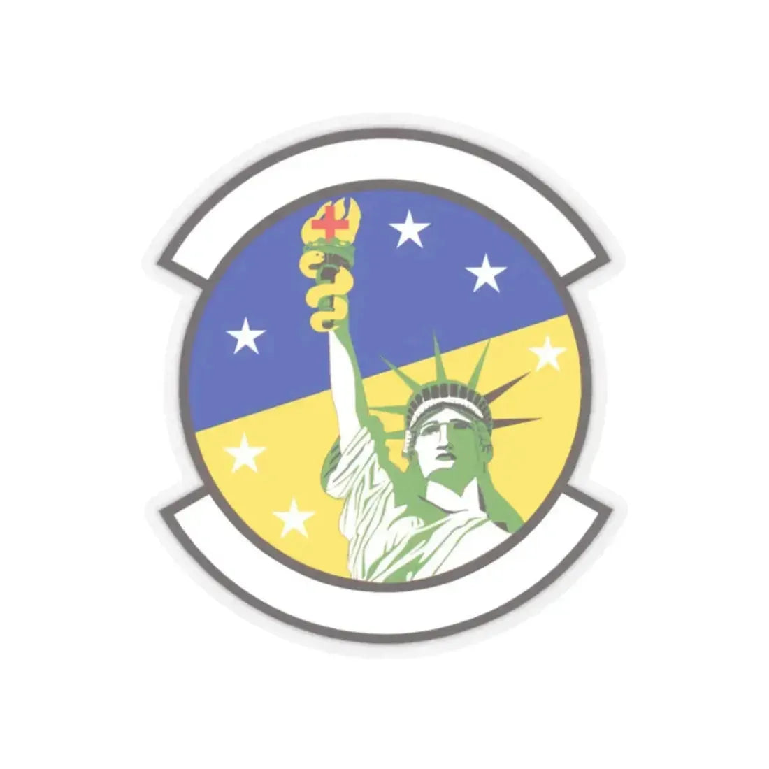 48 Healthcare Operations Squadron USAFE (U.S. Air Force) STICKER Vinyl Kiss-Cut Decal 2 Inch Transparent - The Sticker Space