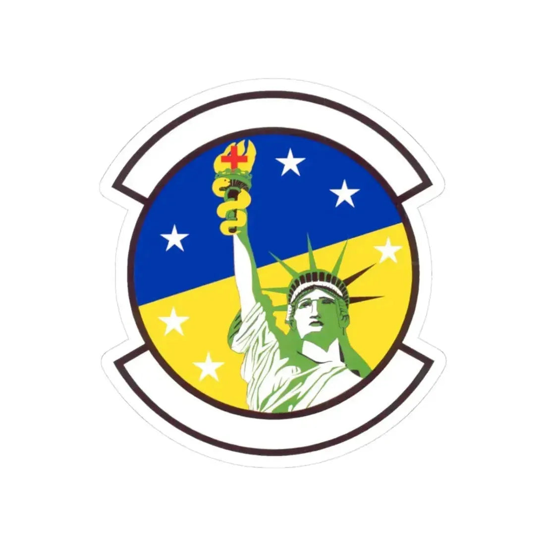 48 Healthcare Operations Squadron USAFE (U.S. Air Force) STICKER Vinyl Kiss-Cut Decal 3 Inch White - The Sticker Space