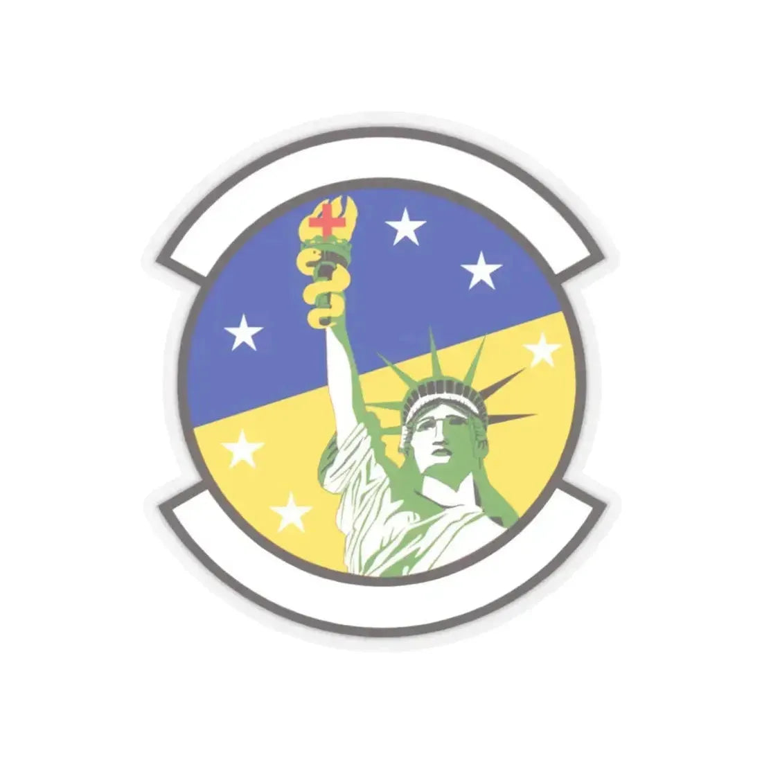 48 Healthcare Operations Squadron USAFE (U.S. Air Force) STICKER Vinyl Kiss-Cut Decal 6 Inch Transparent - The Sticker Space