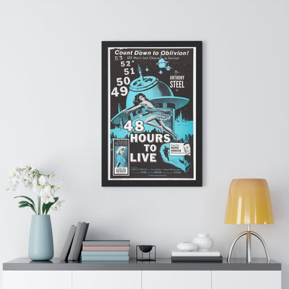 48 HOURS TO LIVE 1959 - Framed Movie Poster-The Sticker Space