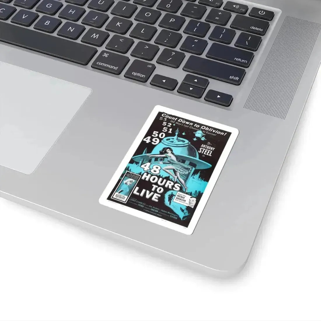 48 HOURS TO LIVE 1959 Movie Poster - STICKER Vinyl Kiss-Cut Decal - The Sticker Space