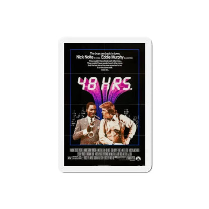 48 Hrs 1982 Movie Poster Refrigerator Magnet 2 Inch - The Sticker Space
