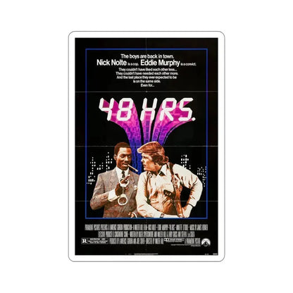 48 Hrs 1982 Movie Poster STICKER Vinyl Die-Cut Decal 5 Inch - The Sticker Space