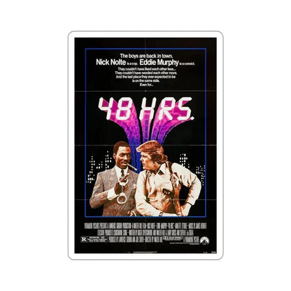 48 Hrs 1982 Movie Poster STICKER Vinyl Die-Cut Decal - The Sticker Space