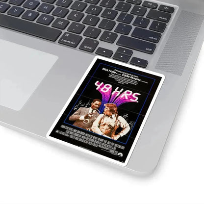 48 Hrs 1982 Movie Poster - STICKER Vinyl Kiss-Cut Decal - The Sticker Space