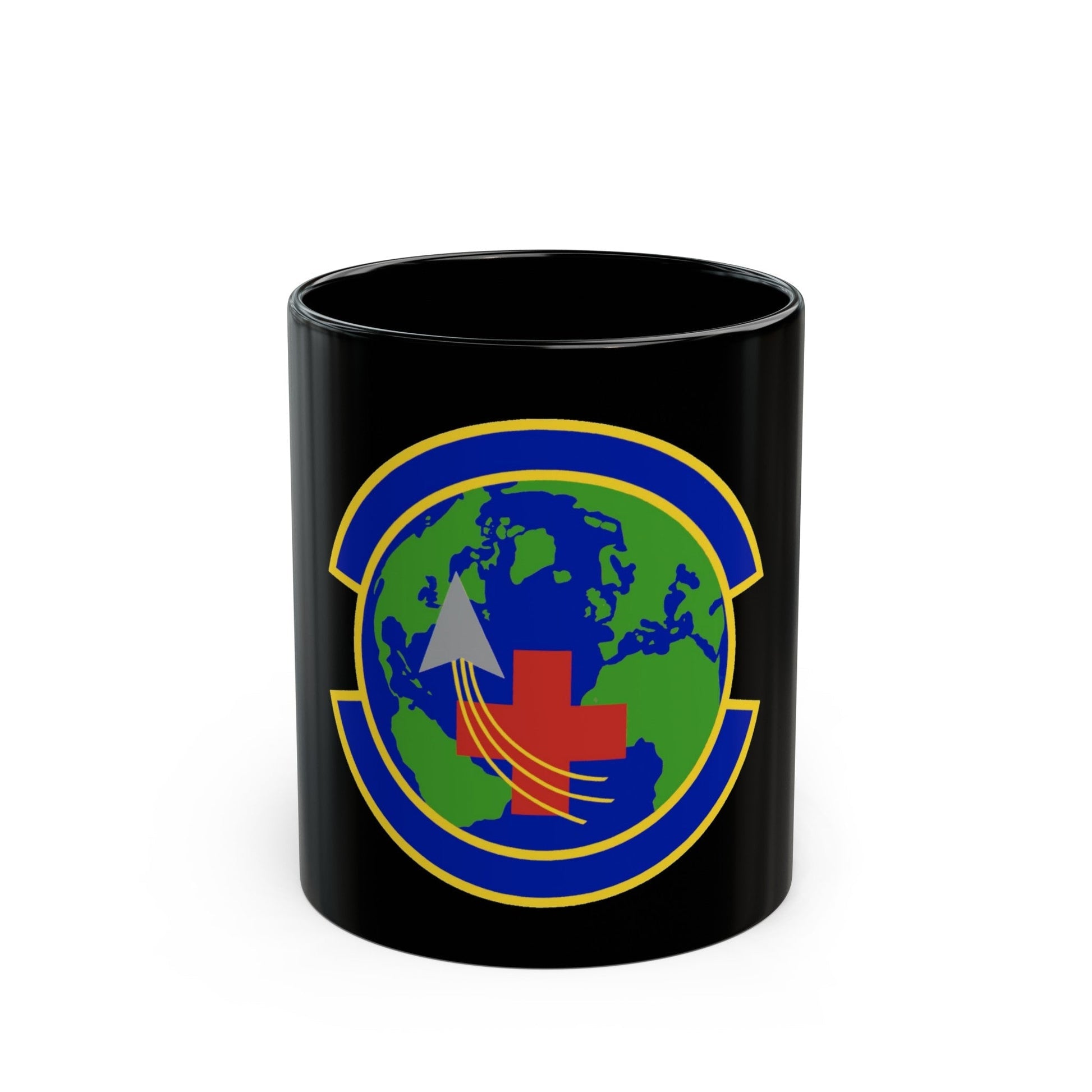 48 Operational Medical Readiness Squadron USAFE (U.S. Air Force) Black Coffee Mug-11oz-The Sticker Space