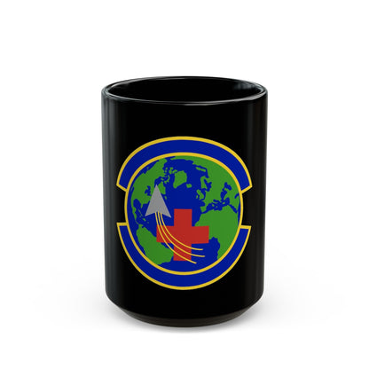 48 Operational Medical Readiness Squadron USAFE (U.S. Air Force) Black Coffee Mug-15oz-The Sticker Space