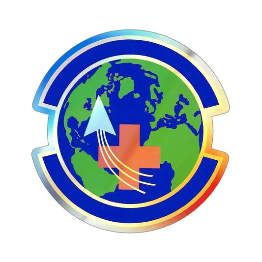 48 Operational Medical Readiness Squadron USAFE (U.S. Air Force) Holographic STICKER Die-Cut Vinyl Decal 6 Inch Holographic - The Sticker Space