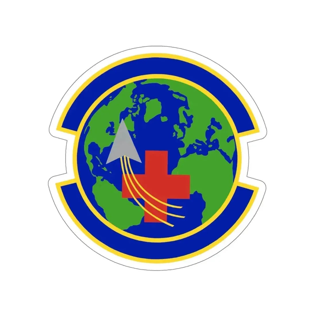 48 Operational Medical Readiness Squadron USAFE (U.S. Air Force) STICKER Vinyl Die-Cut Decal - The Sticker Space