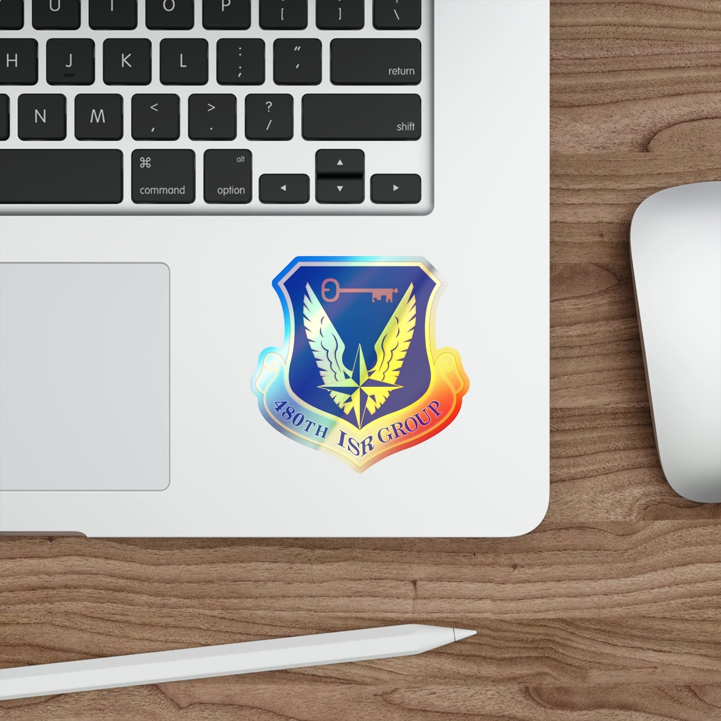 480 Intelligence Surveillance and Reconnaissance Group ACC (U.S. Air Force) Holographic STICKER Die-Cut Vinyl Decal-The Sticker Space