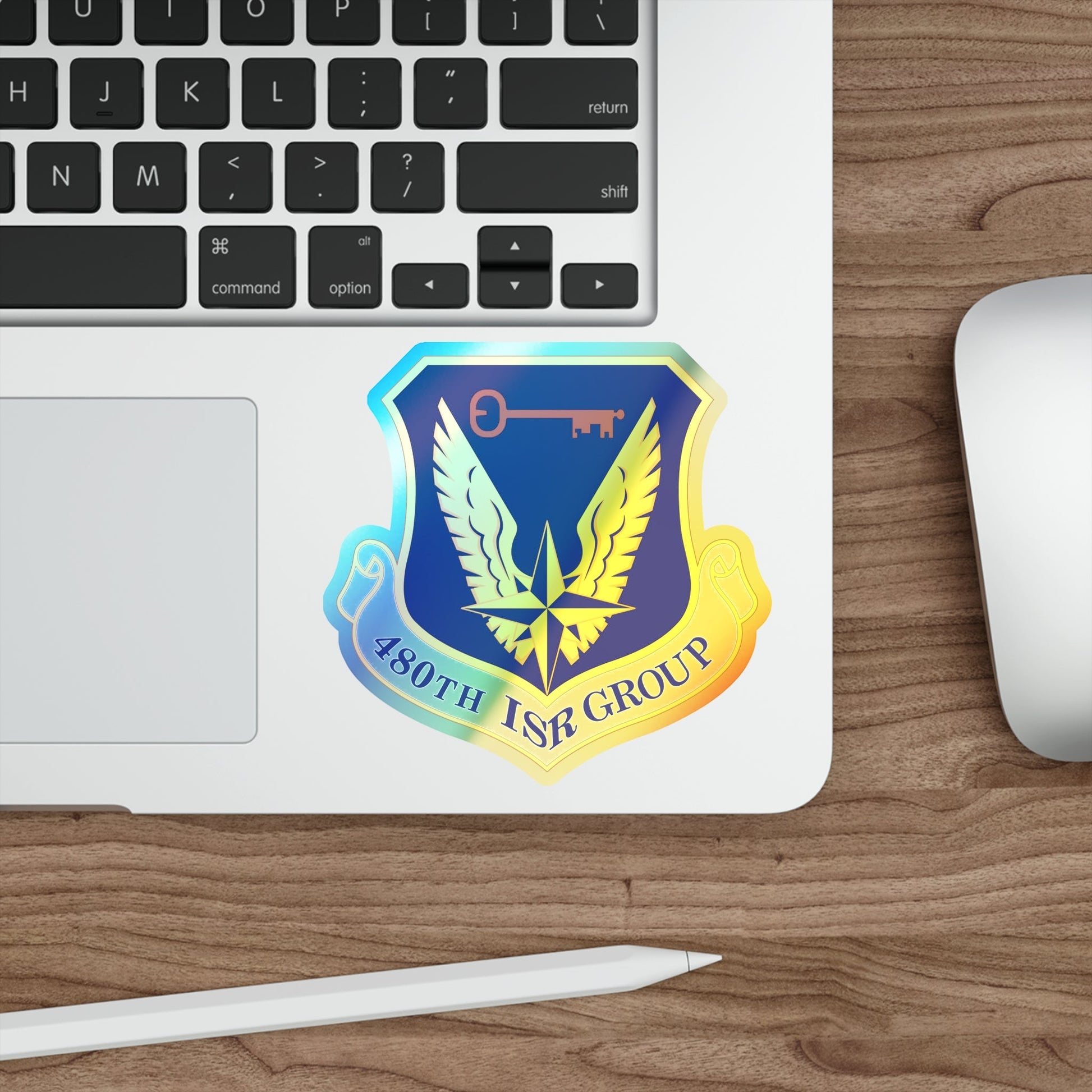 480 Intelligence Surveillance and Reconnaissance Group ACC (U.S. Air Force) Holographic STICKER Die-Cut Vinyl Decal-The Sticker Space