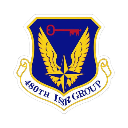 480 Intelligence Surveillance and Reconnaissance Group ACC (U.S. Air Force) STICKER Vinyl Kiss-Cut Decal 4 Inch White - The Sticker Space