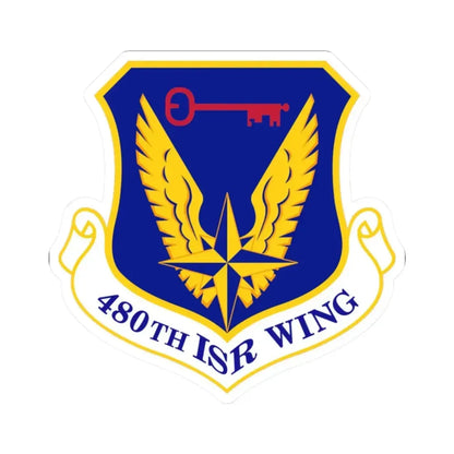 480 Intelligence Surveillance and Reconnaissance Wing ACC (U.S. Air Force) STICKER Vinyl Kiss-Cut Decal 2 Inch White - The Sticker Space