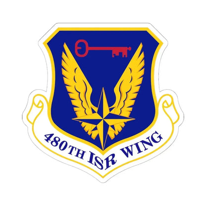 480 Intelligence Surveillance and Reconnaissance Wing ACC (U.S. Air Force) STICKER Vinyl Kiss-Cut Decal 6 Inch White - The Sticker Space