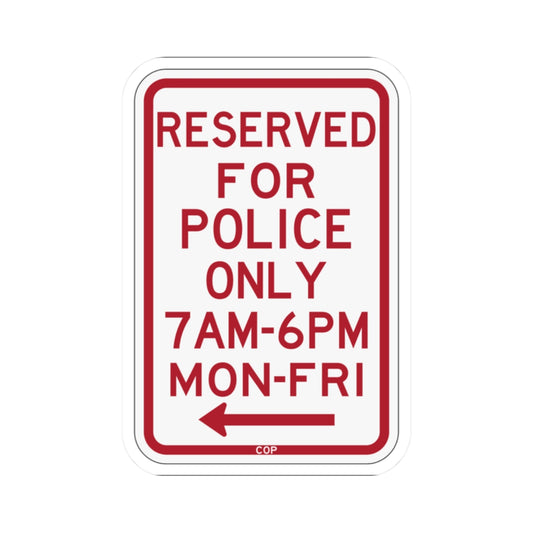 PBOT Road sign P4051 (Oregon) (Road Sign) STICKER Vinyl Kiss-Cut Decal