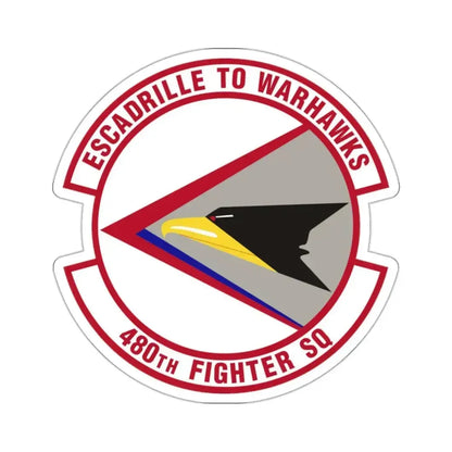 480th Fighter Squadron (U.S. Air Force) STICKER Vinyl Die-Cut Decal 2 Inch - The Sticker Space