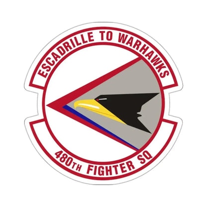 480th Fighter Squadron (U.S. Air Force) STICKER Vinyl Die-Cut Decal - The Sticker Space