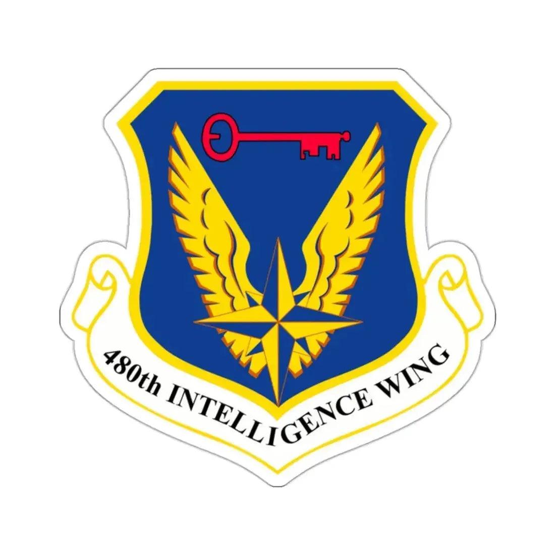 480th Intelligence Wing (U.S. Air Force) STICKER Vinyl Die-Cut Decal - The Sticker Space