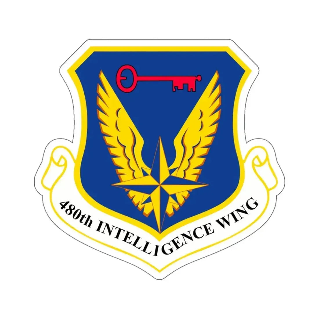 480th Intelligence Wing (U.S. Air Force) STICKER Vinyl Die-Cut Decal - The Sticker Space