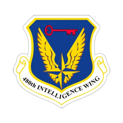 480th Intelligence Wing (U.S. Air Force) STICKER Vinyl Kiss-Cut Decal 2 Inch White - The Sticker Space